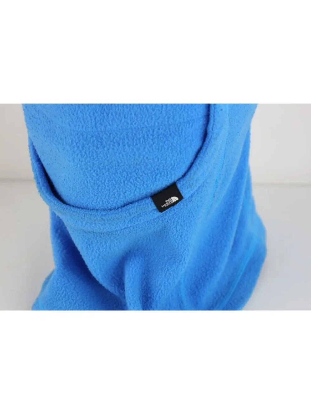 Vintage Spell Out The North Face Fleece Pullover One Hole Face Cover Beanie Hat